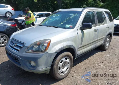 2005 Honda Cr-V Lx из США, поврежденный, VIN SHSRD68595U301933